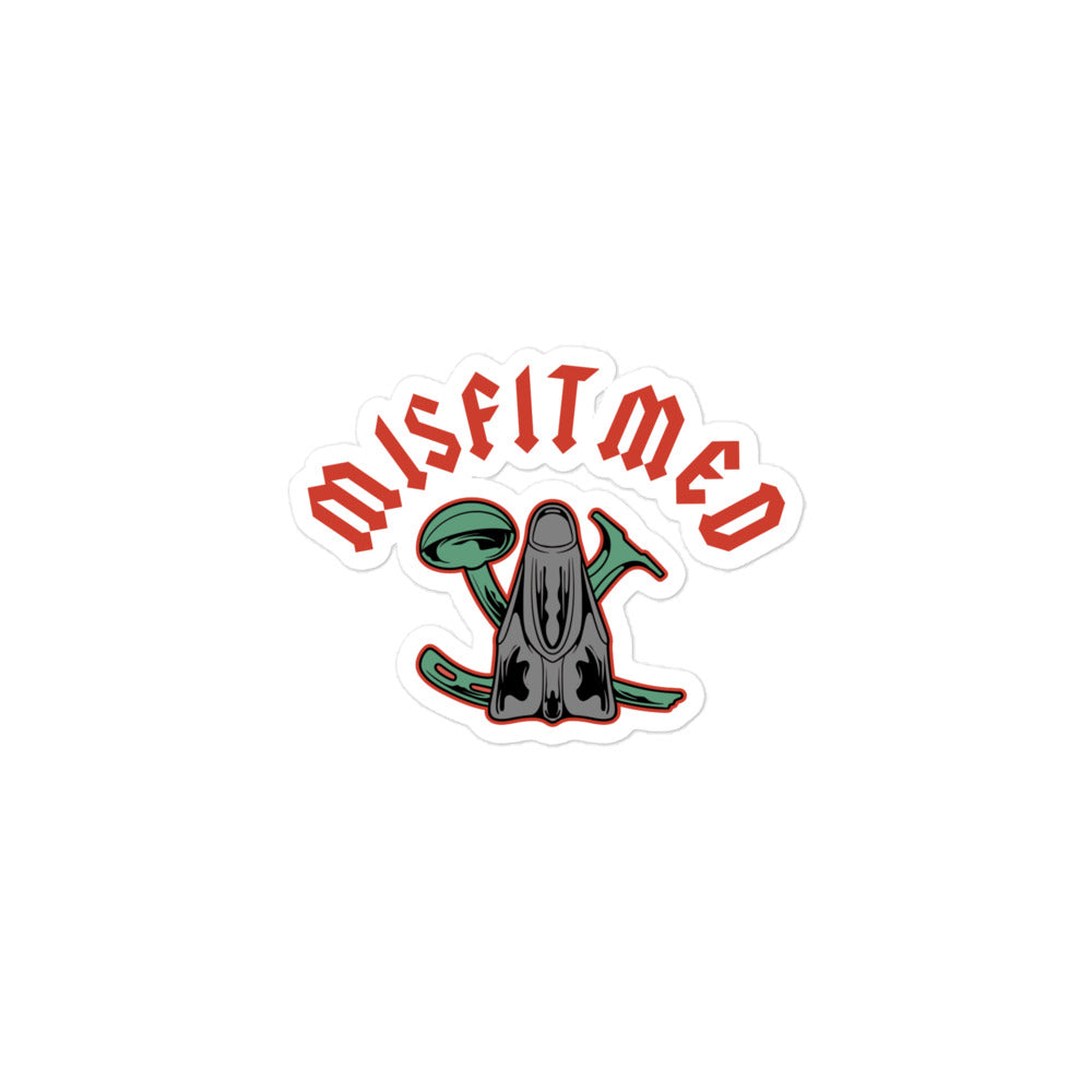 Misfit Med Shield Sticker