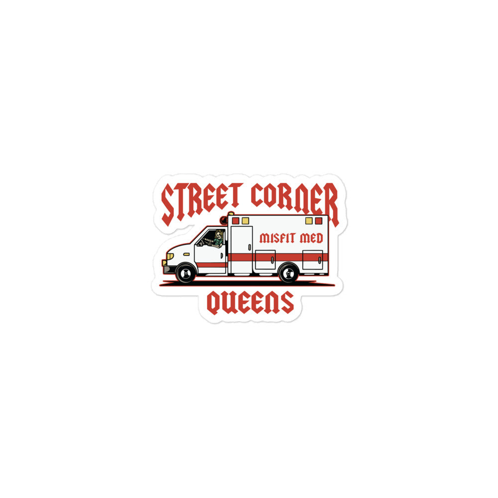 Street Corner Queens Sticker