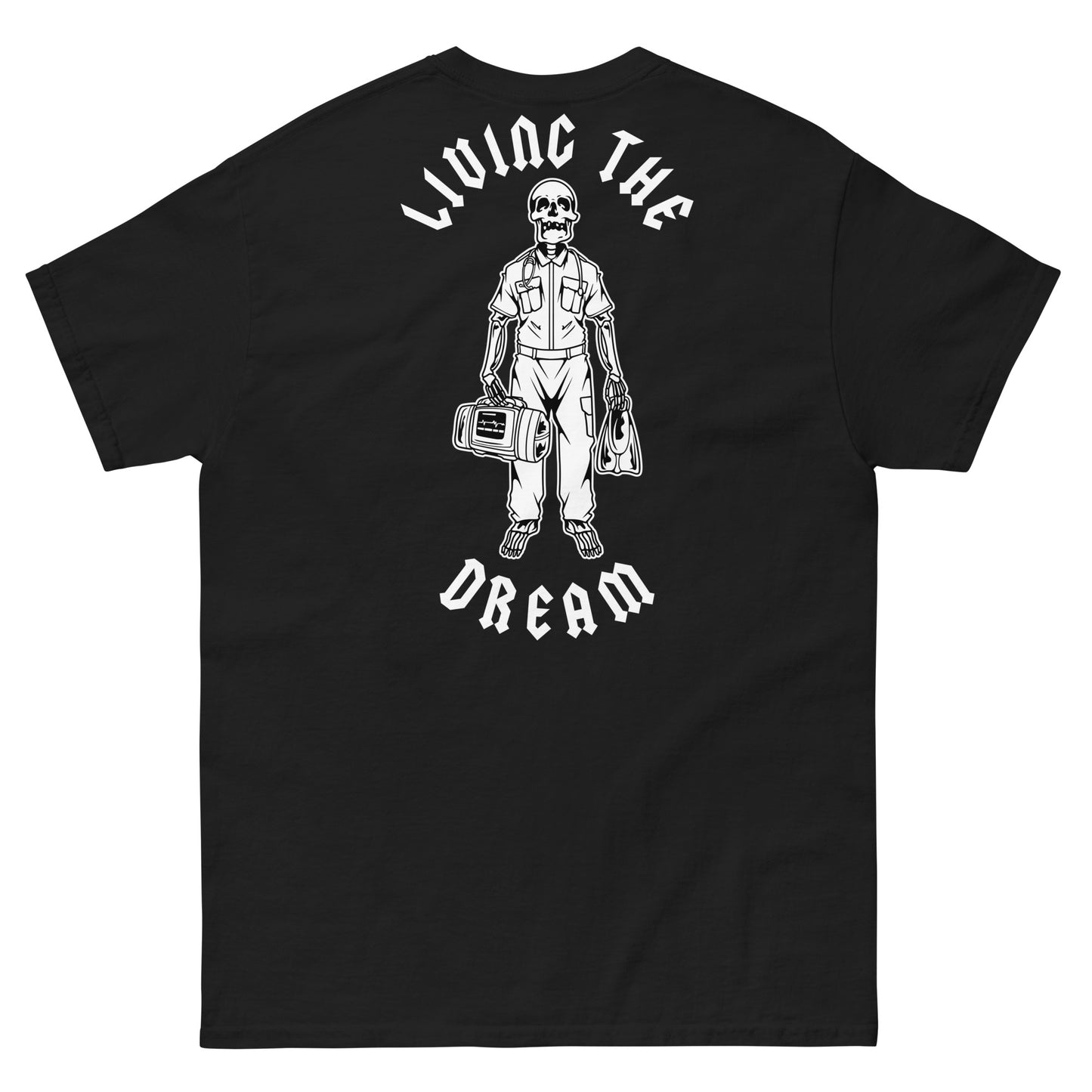 Living The Dream Tee- White Logo