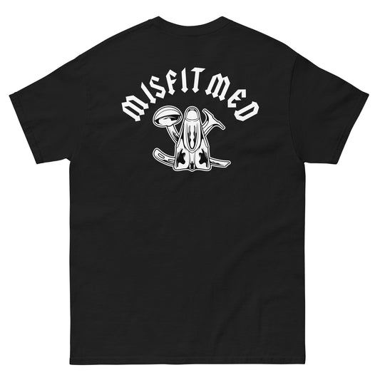 Misfit Med Tee- White Logo