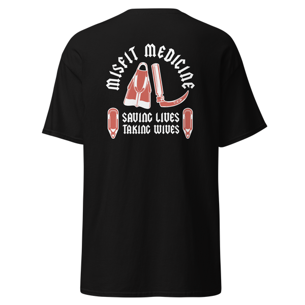 Saving Lives Taking Wives Tee