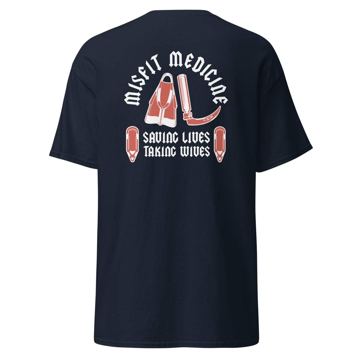 Saving Lives Taking Wives Tee